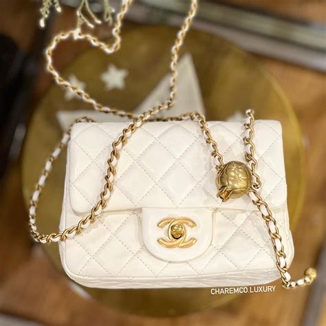 chanel bag with gold ball|mini flap bag chanel price.